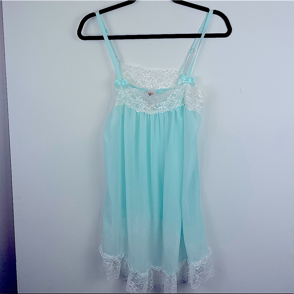 In Bloom By Jonquil Sheer Lingerie White Lace on the Top and Bottom